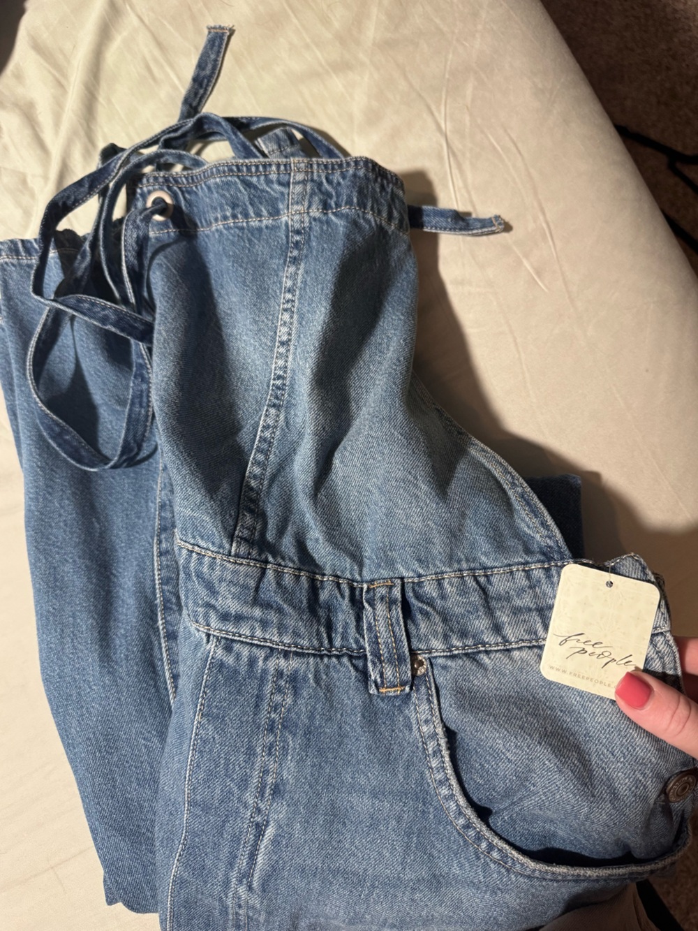 We The Free Rowan Slim Arc Overalls